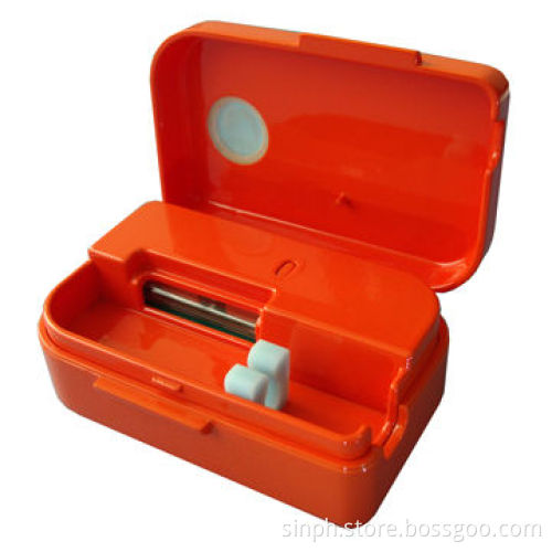 Mini Travel Toothbrush Sanitizer with Rechargeable Lithium Batteries